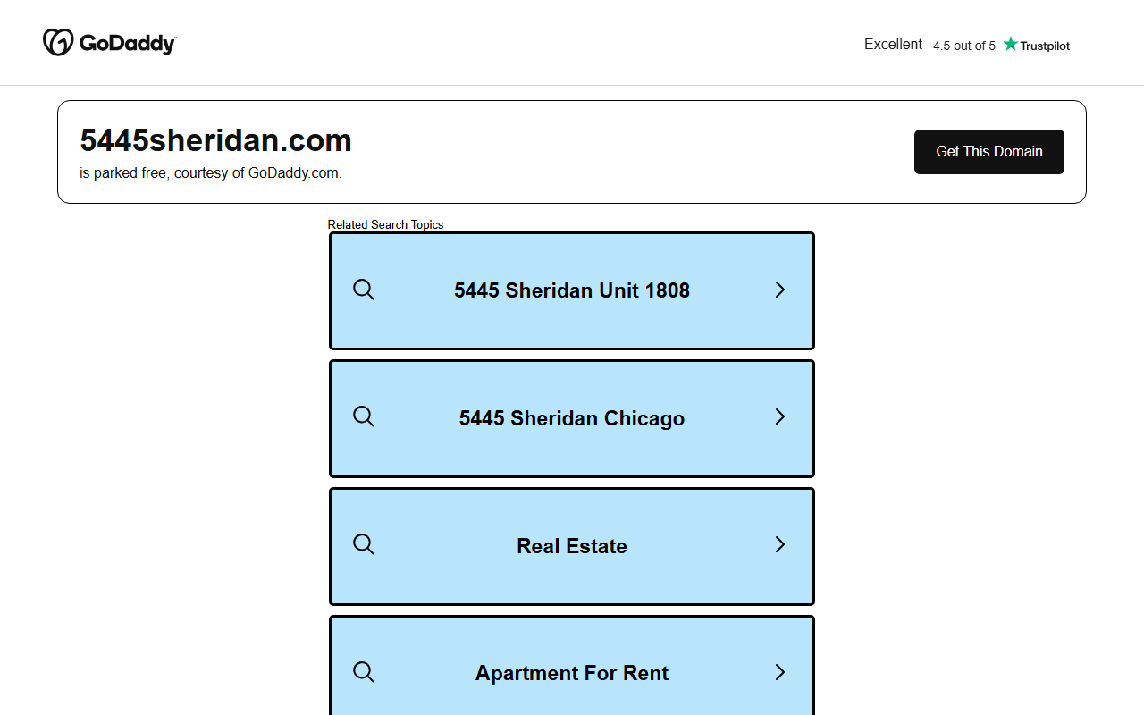 5445sheridan.com screenshot