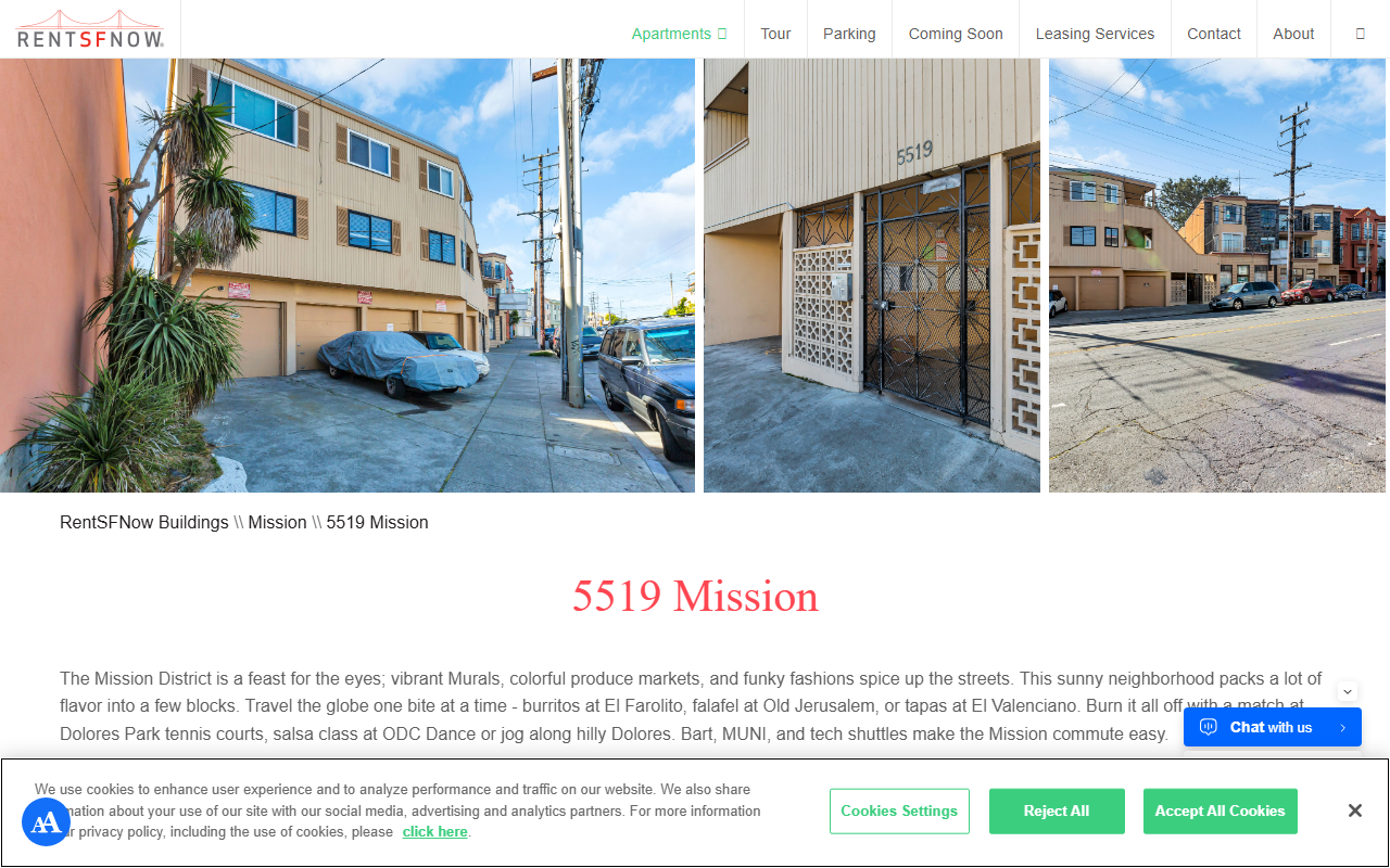 5519mission.com screenshot