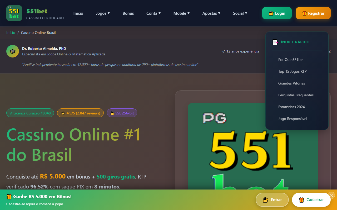 551betapplogin.com screenshot