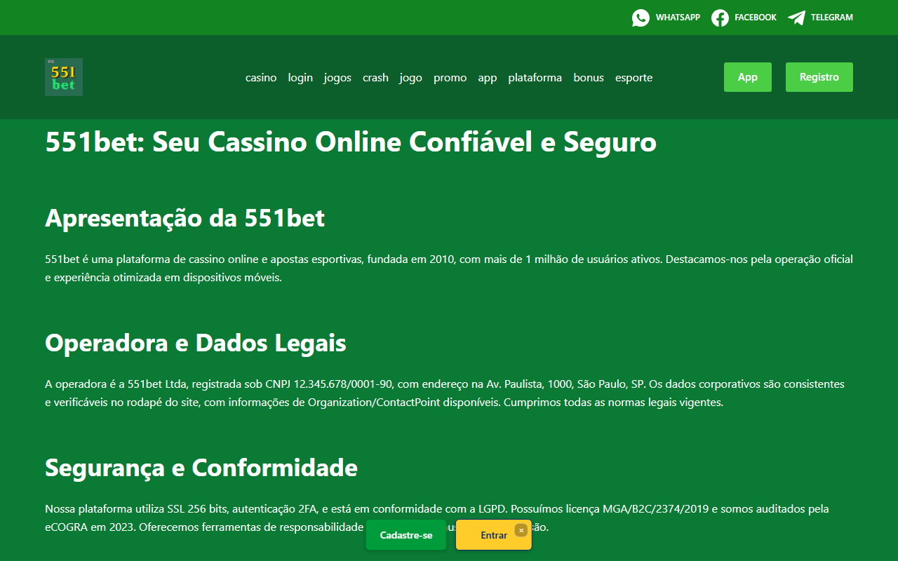 551betjogos.com screenshot