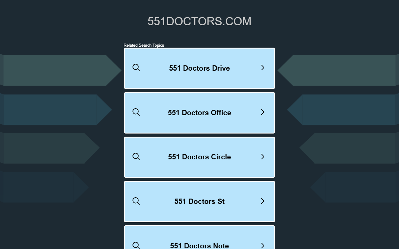 551doctors.com screenshot