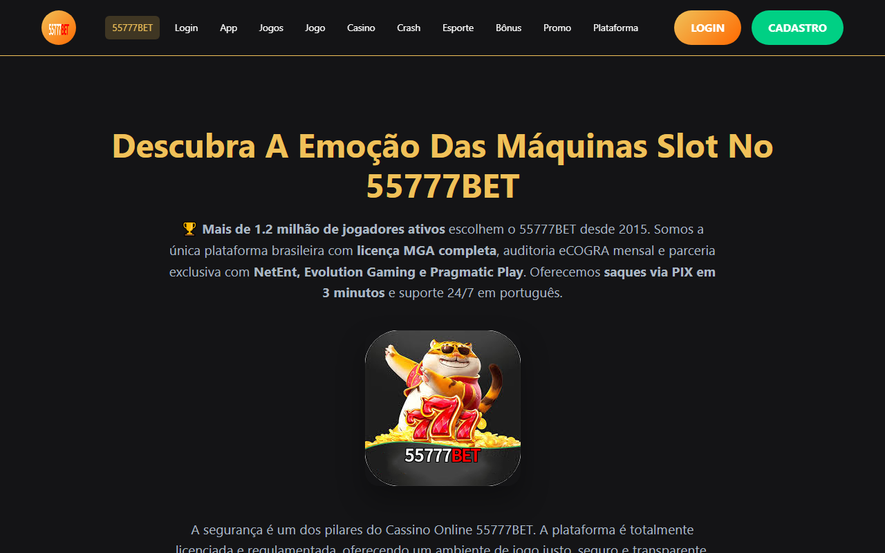 55777betbrasil.com screenshot