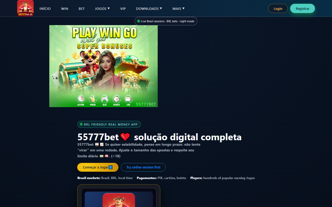55777betl1.com screenshot