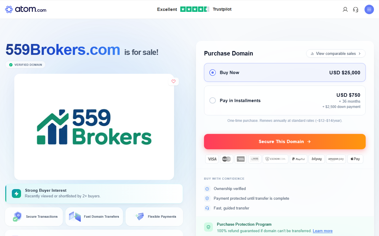 559brokers.com screenshot