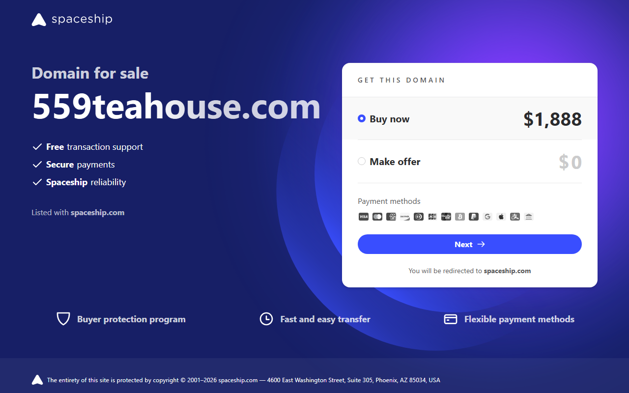 559teahouse.com screenshot
