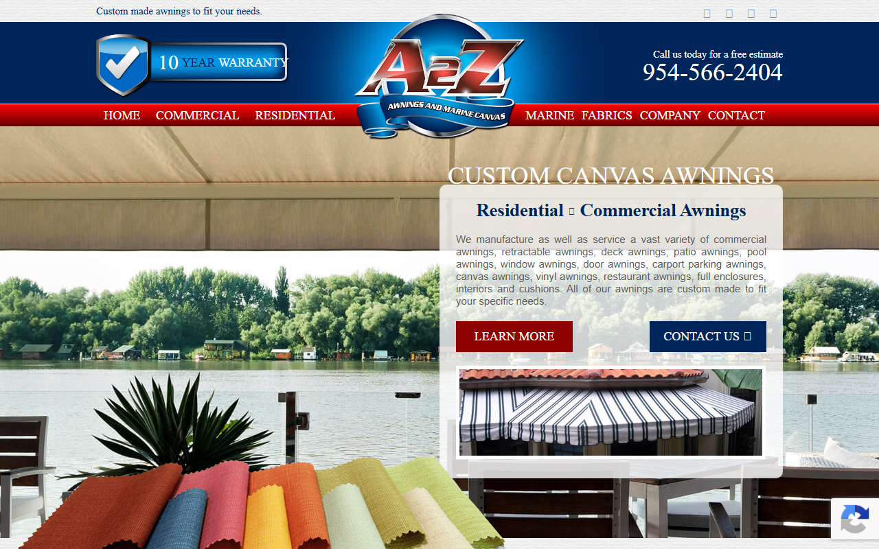 561awnings.com screenshot