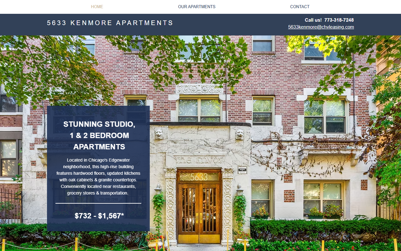 5633kenmore.com screenshot