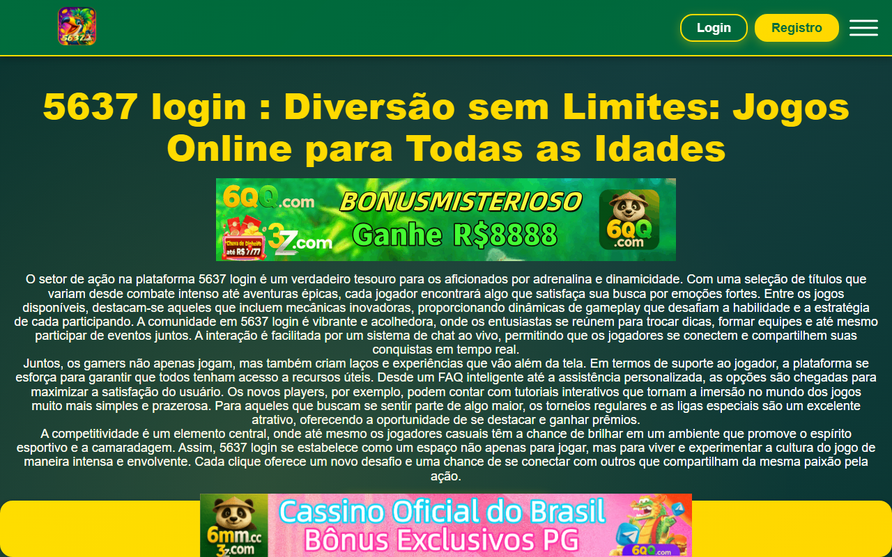 5637entrar.com screenshot