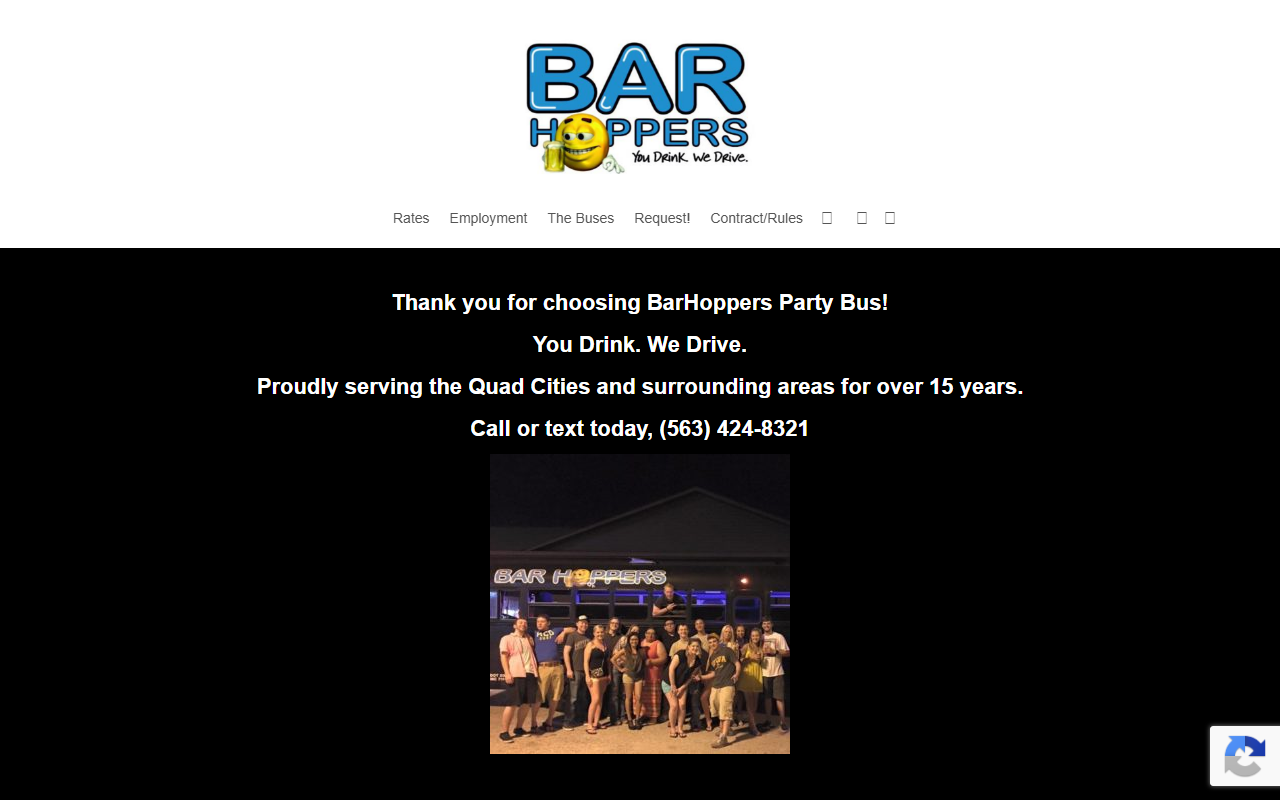 563partybus.com screenshot