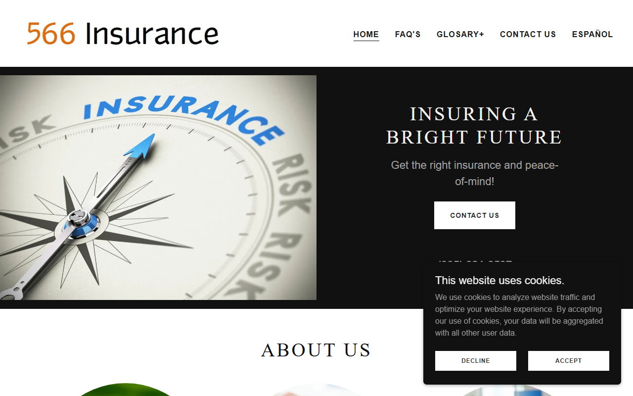 566insurance.com screenshot