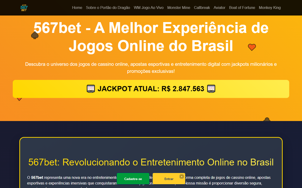 567betjogos.com screenshot