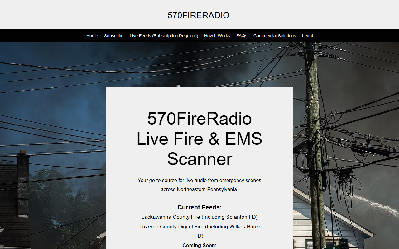 570fireradio.com screenshot