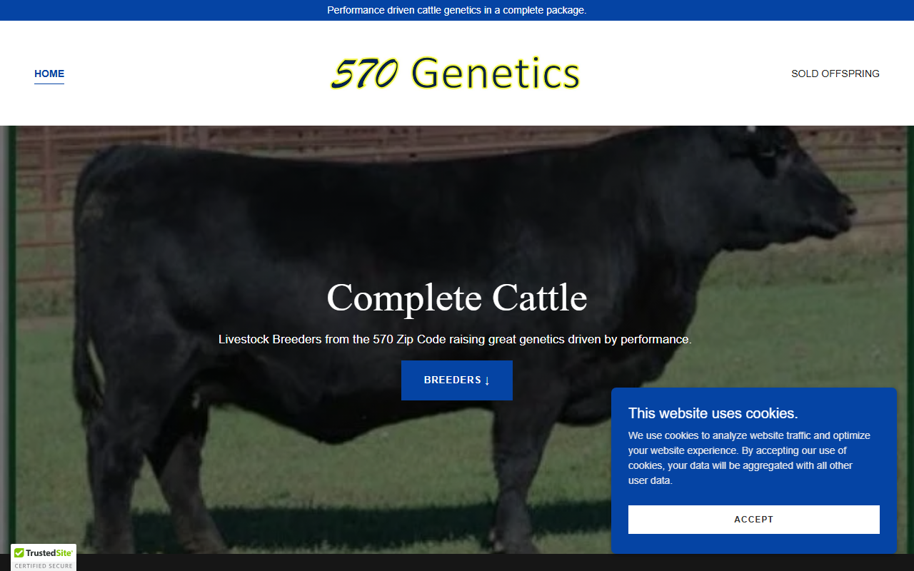 570genetics.com screenshot