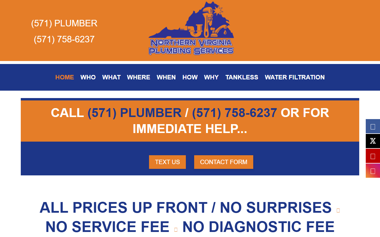 571plumber.com screenshot