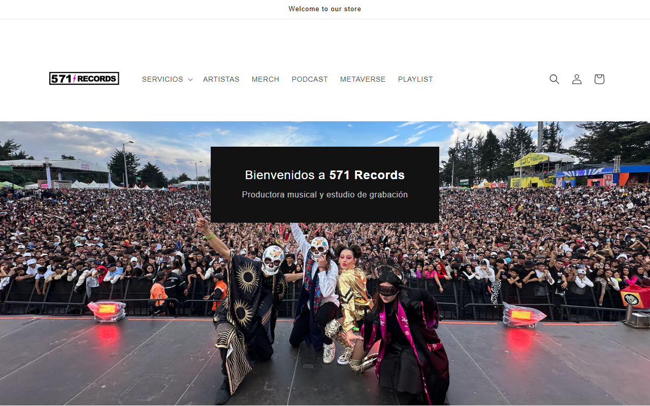 571records.com screenshot