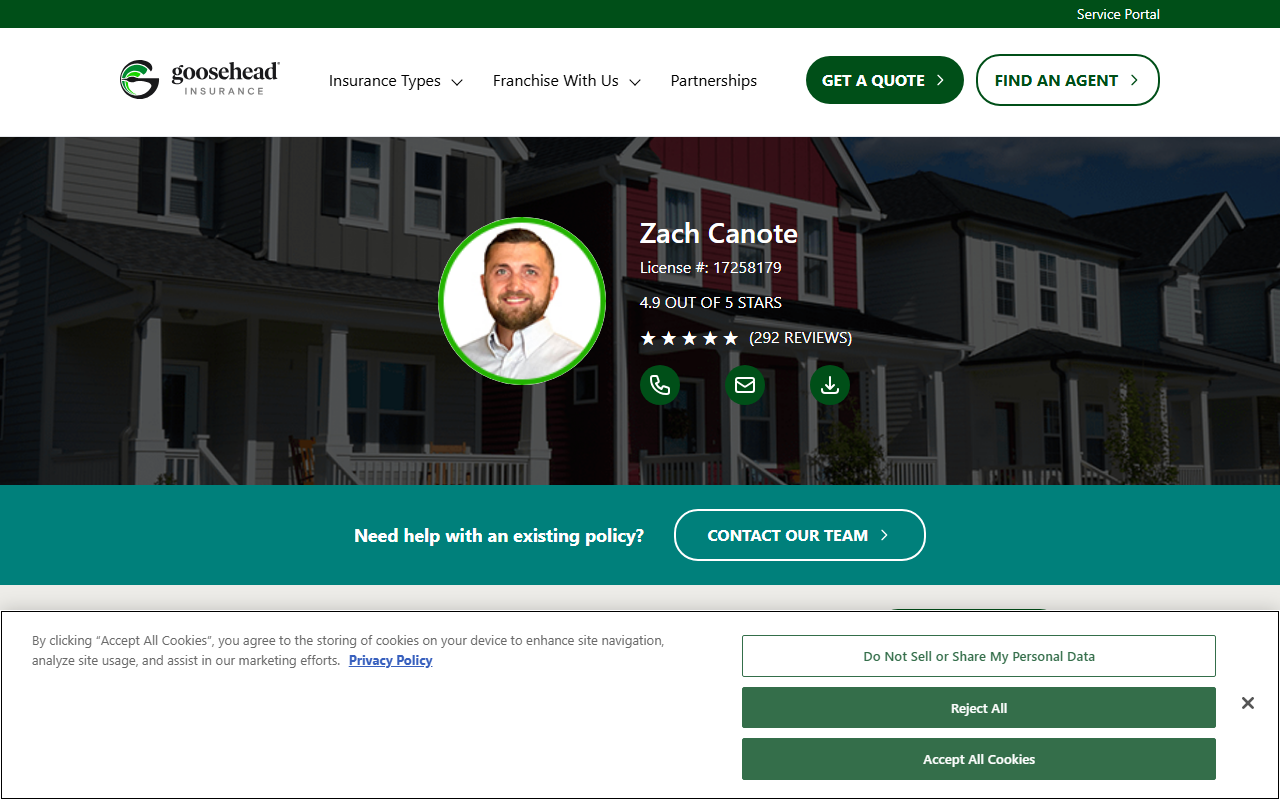 573insurance.com screenshot