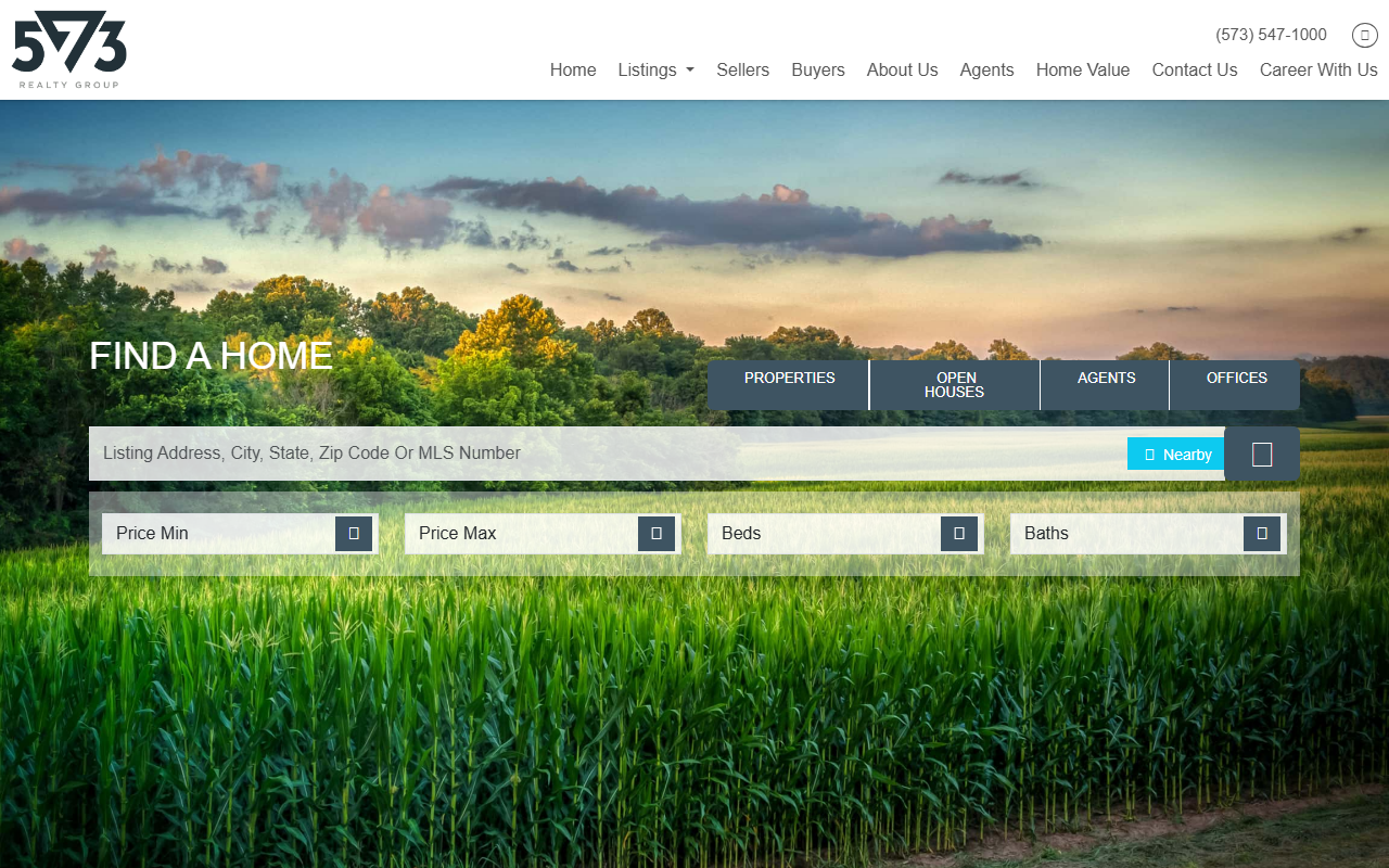 573realtygroup.com screenshot