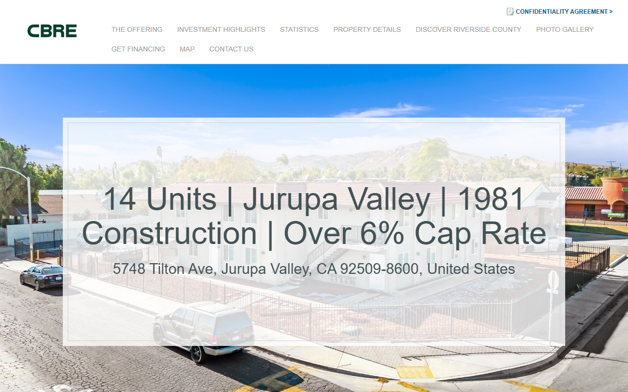 5748tilton-cbre.com screenshot