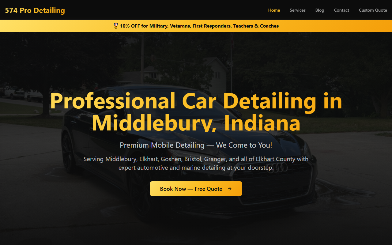 574prodetailing.com screenshot