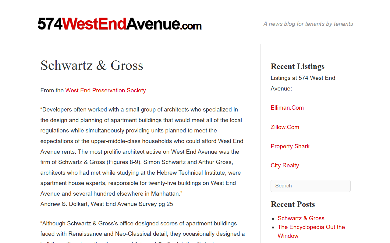 574westend.com screenshot