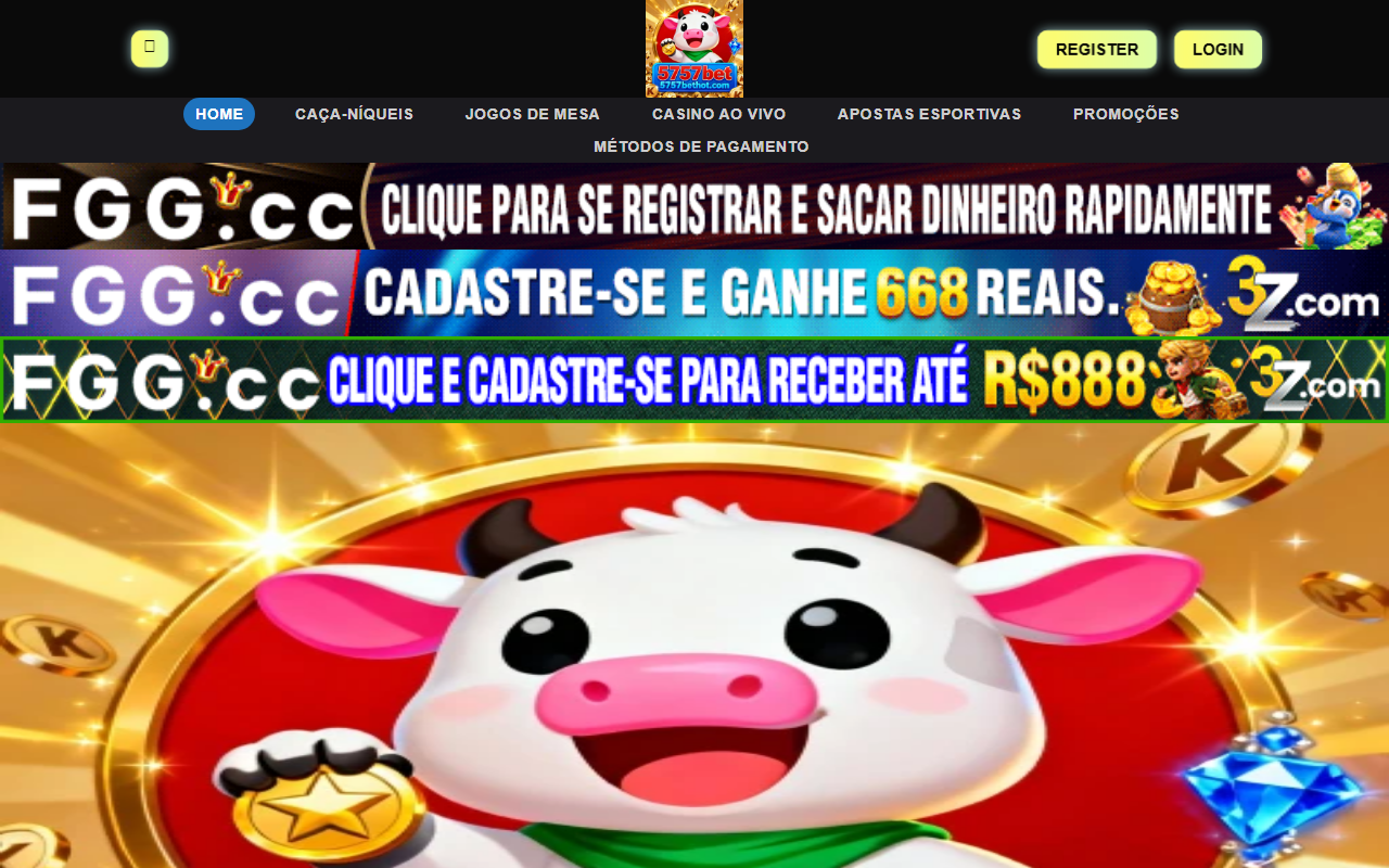 5757bethot.com screenshot