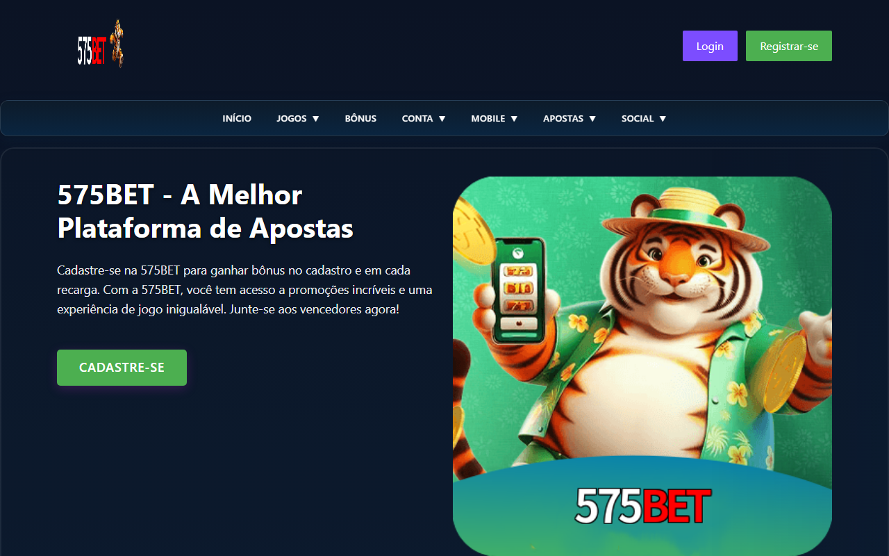 575betbrasil.com screenshot