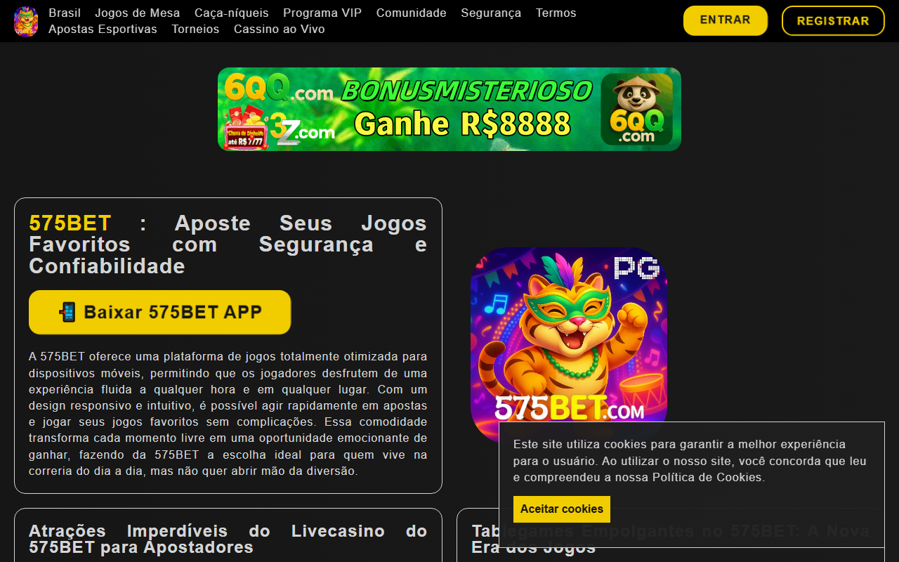 575betcomm.com screenshot