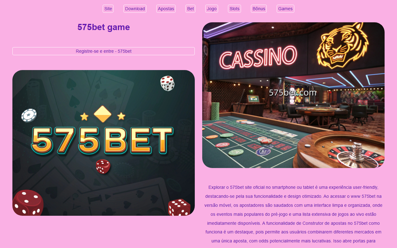 575betgame.com screenshot