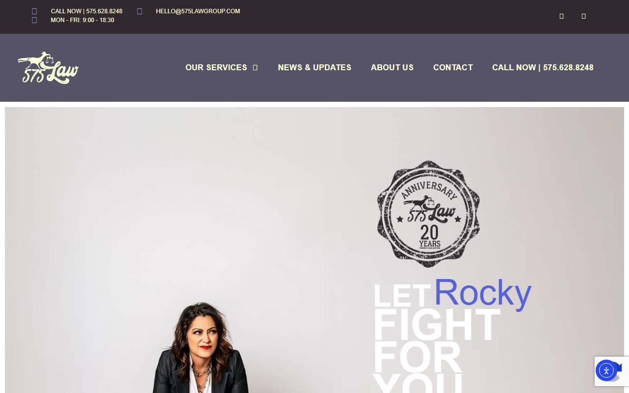 575lawgroup.com screenshot