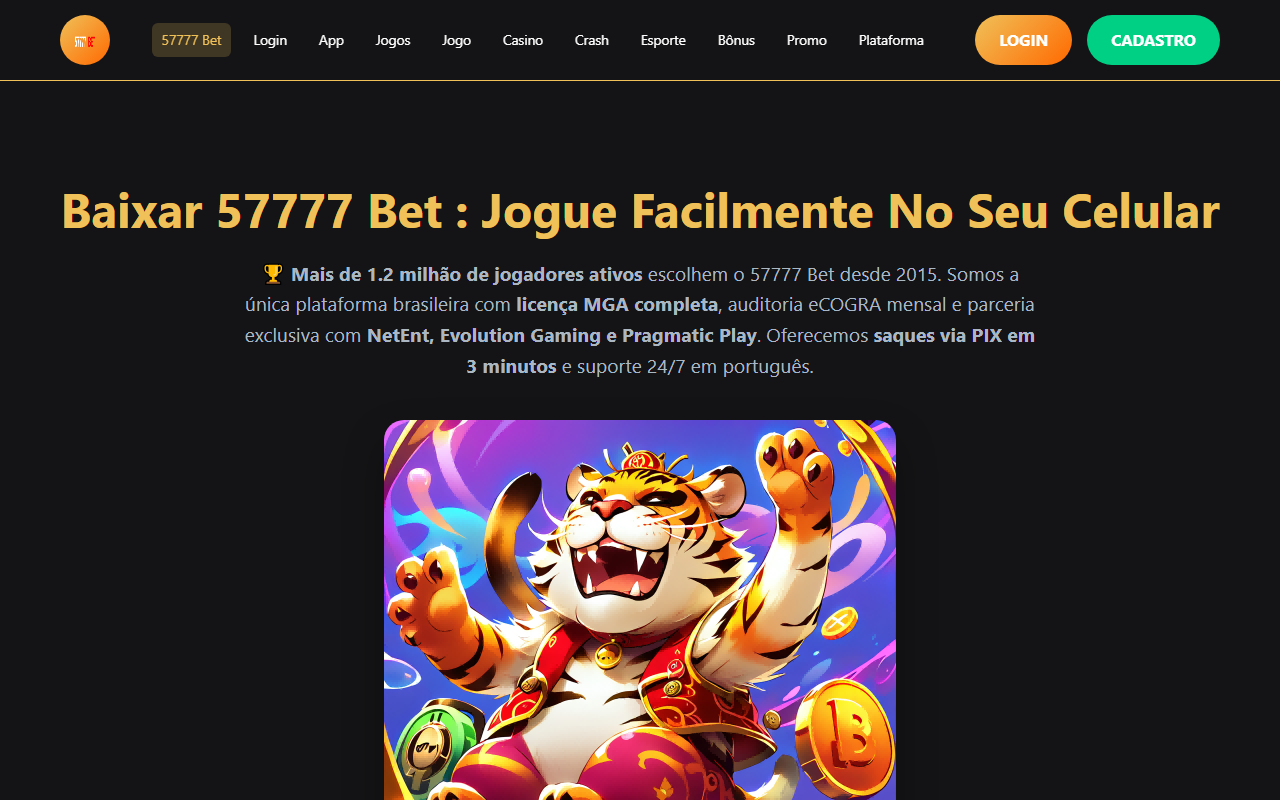 57777bet1m.com screenshot