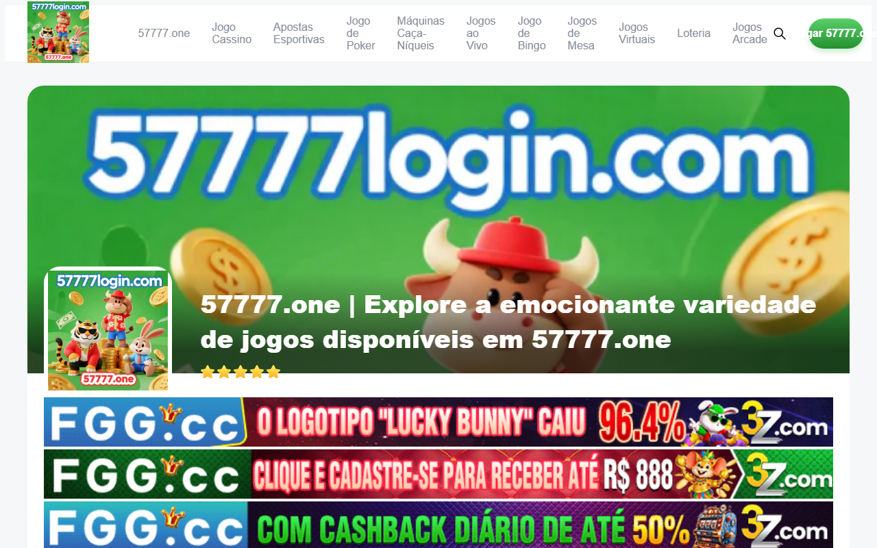57777login.com screenshot