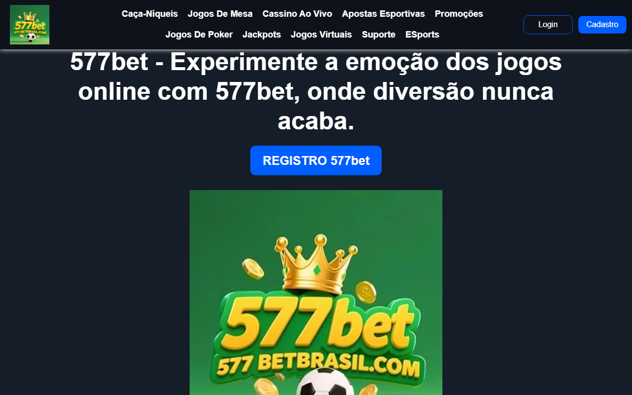 577betbrasil.com screenshot