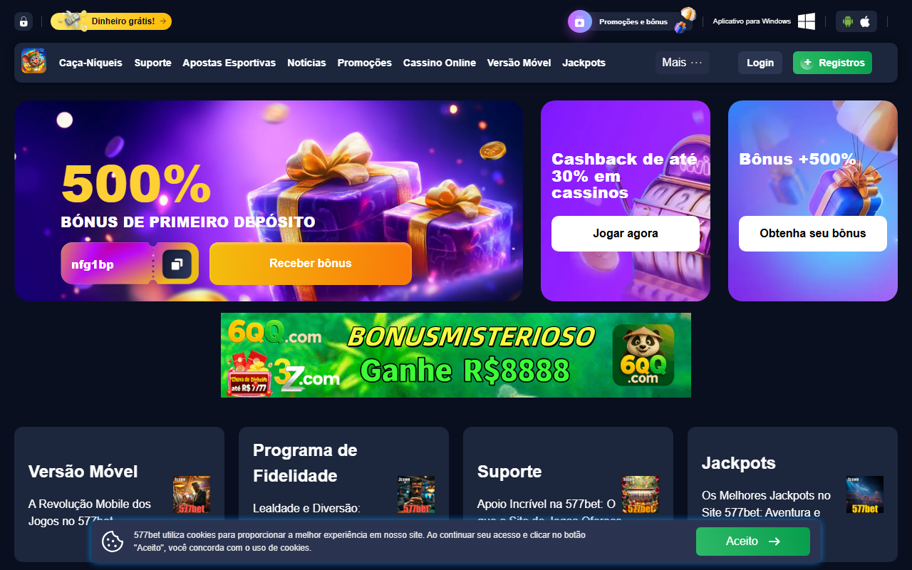 577betgaming.com screenshot