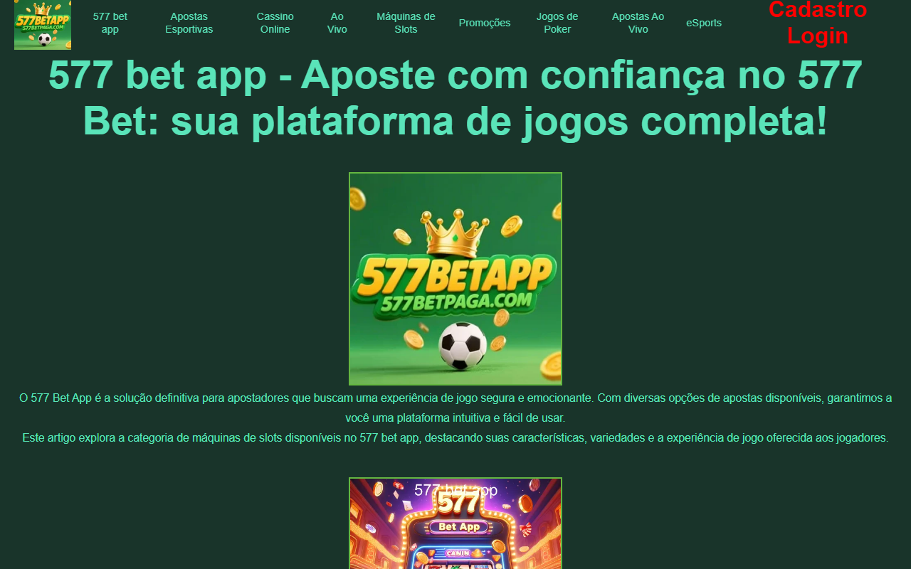 577betpaga.com screenshot