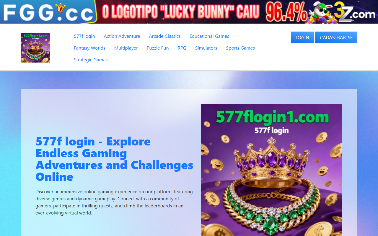 577flogin1.com screenshot