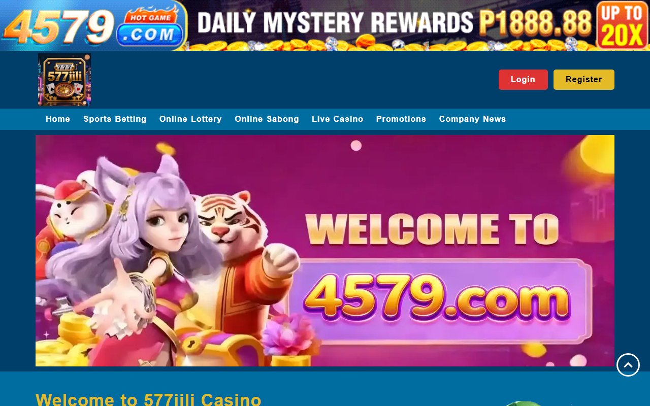 577jililivegames.com screenshot