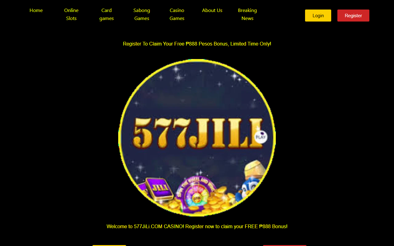 577jilislotlogin.com screenshot