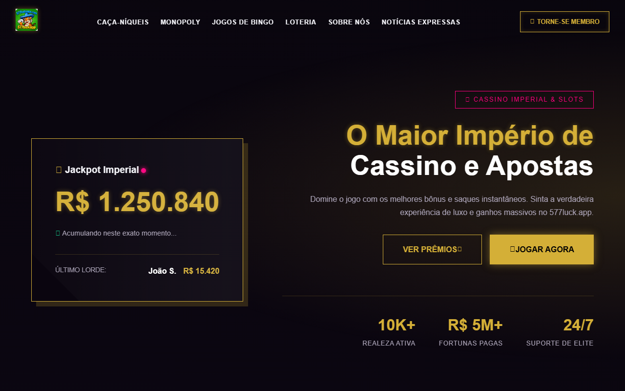 577luckapps.com screenshot