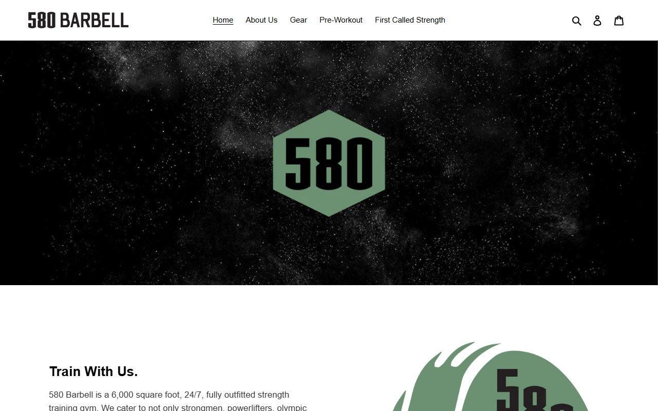 580barbell.com screenshot