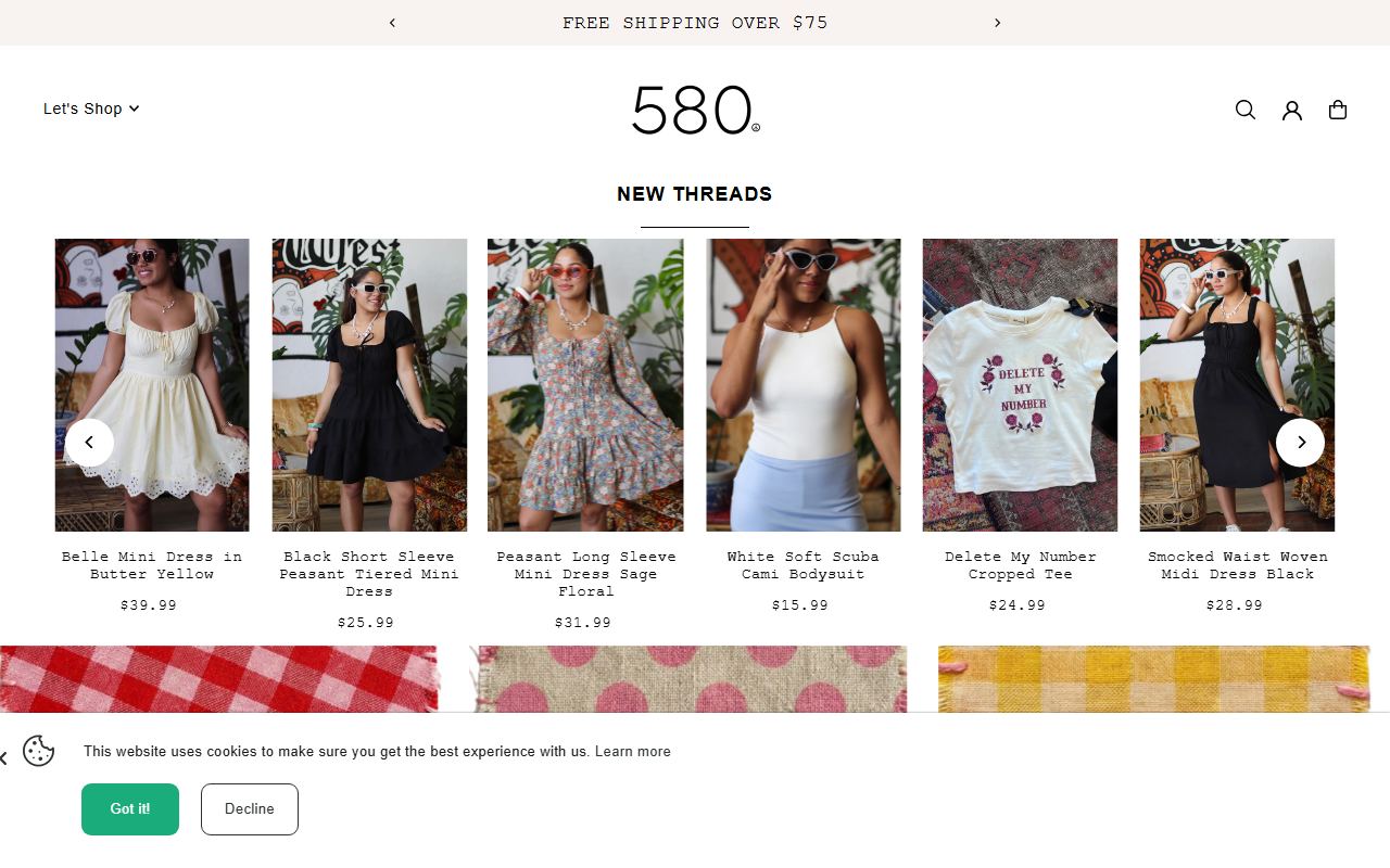 580threads.com screenshot