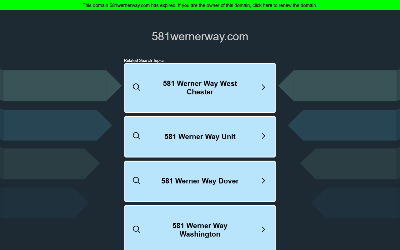 581wernerway.com screenshot