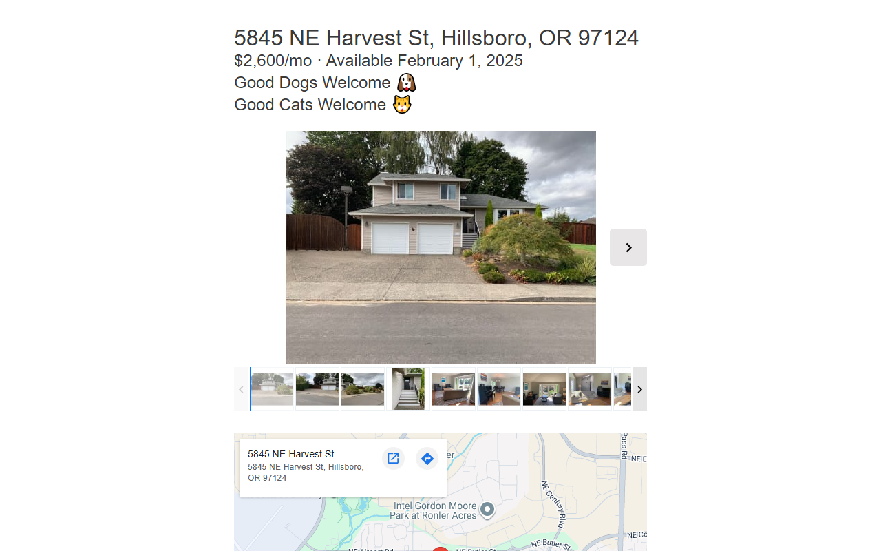 5845neharvest.com screenshot