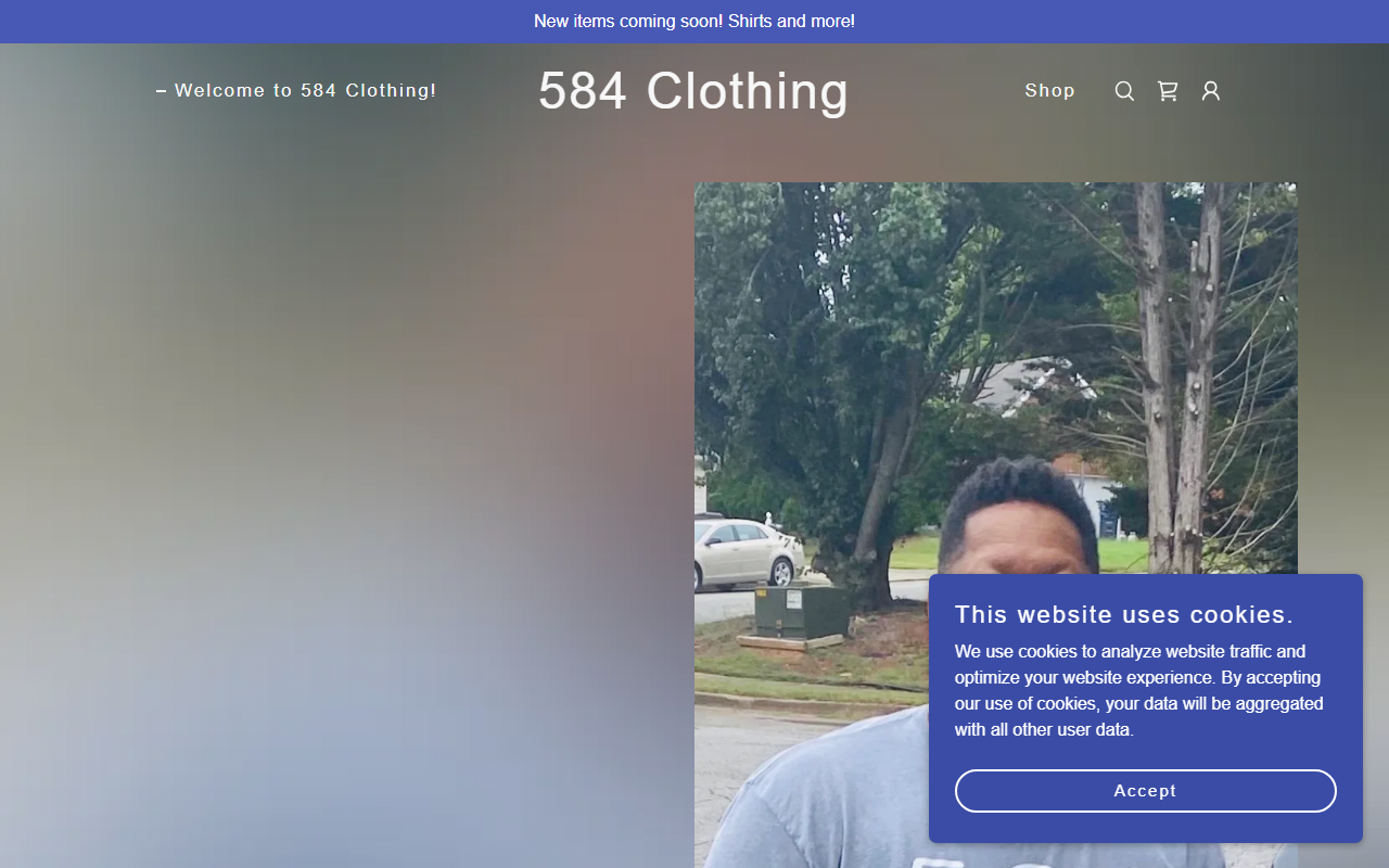 584clothing.com screenshot