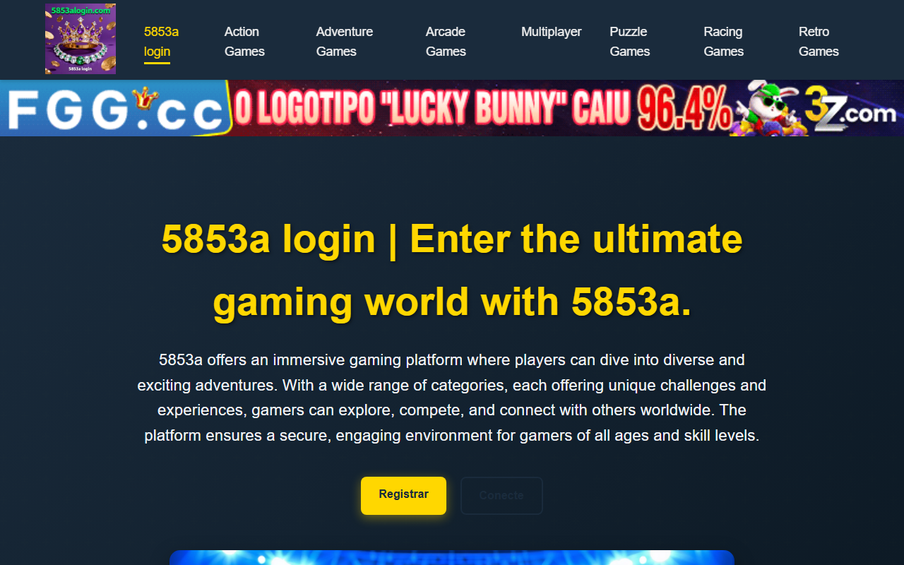 5853alogin.com screenshot