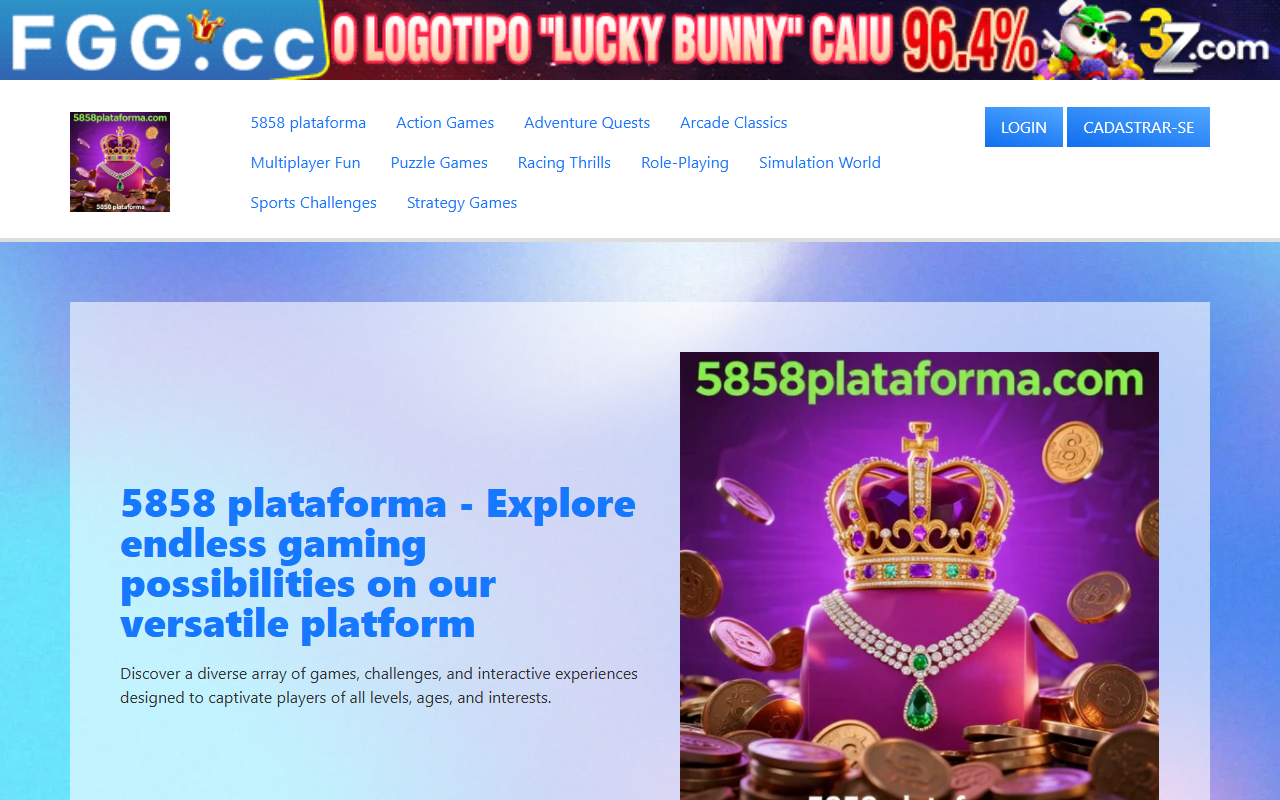 5858plataforma.com screenshot