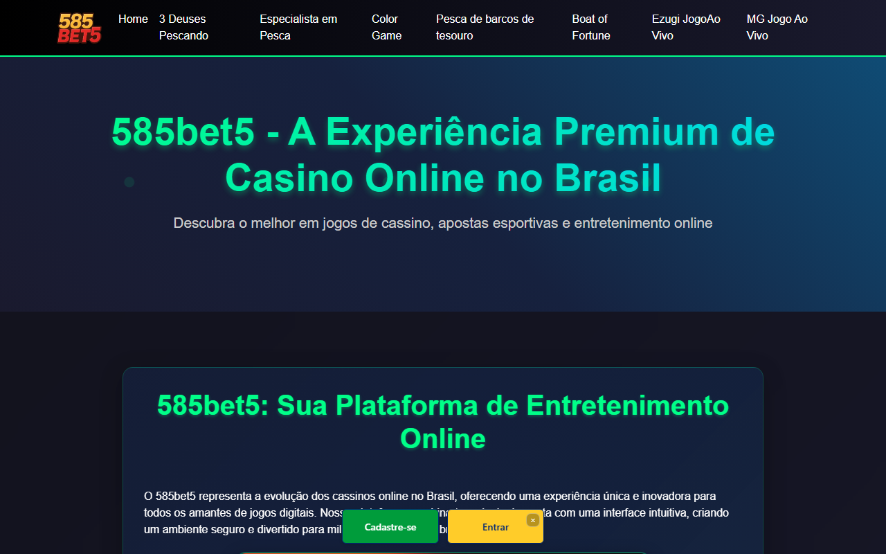 585bet5com.com screenshot