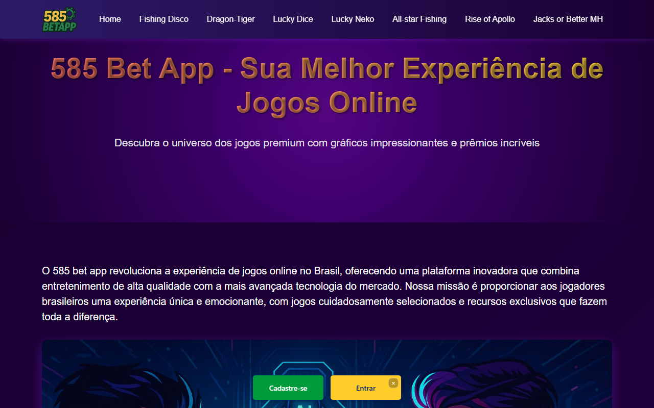 585betapp2.com screenshot