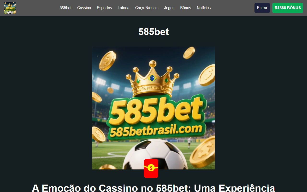 585betbrasil.com screenshot