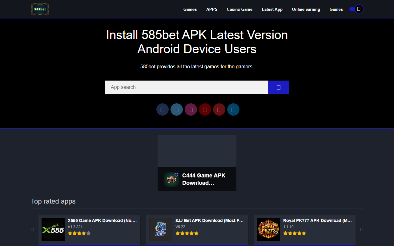 585betccpk.com screenshot