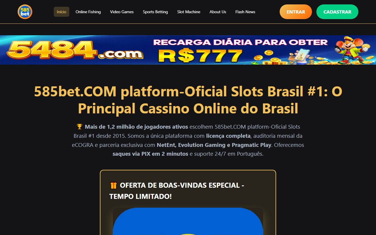 585betlink.com screenshot
